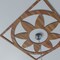 Ekena Millwork Blume Wood Fretwork Pierced Ceiling Medallion, Walnut, 28"OD x 9 3/4"ID x 1/4"T CMWP28X28X0250BLWA - alternate 8